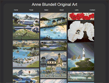 Tablet Screenshot of anneblundell.com